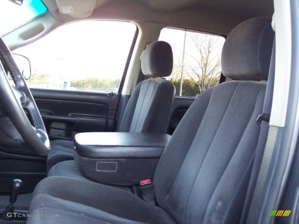 Dark Slate Gray Interior 2002 Dodge Ram 1500 SLT Quad Cab 4x4 Photo #45642485