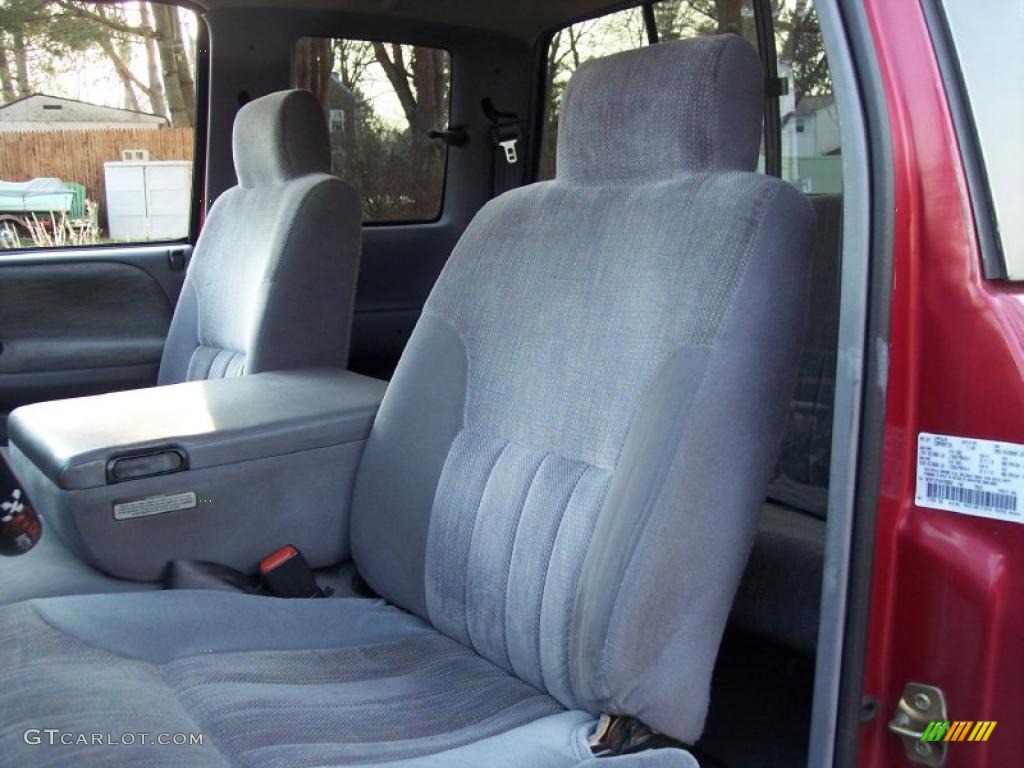 Mist Gray Interior 1997 Dodge Ram 1500 Laramie SLT Extended Cab 4x4 Photo #45643697