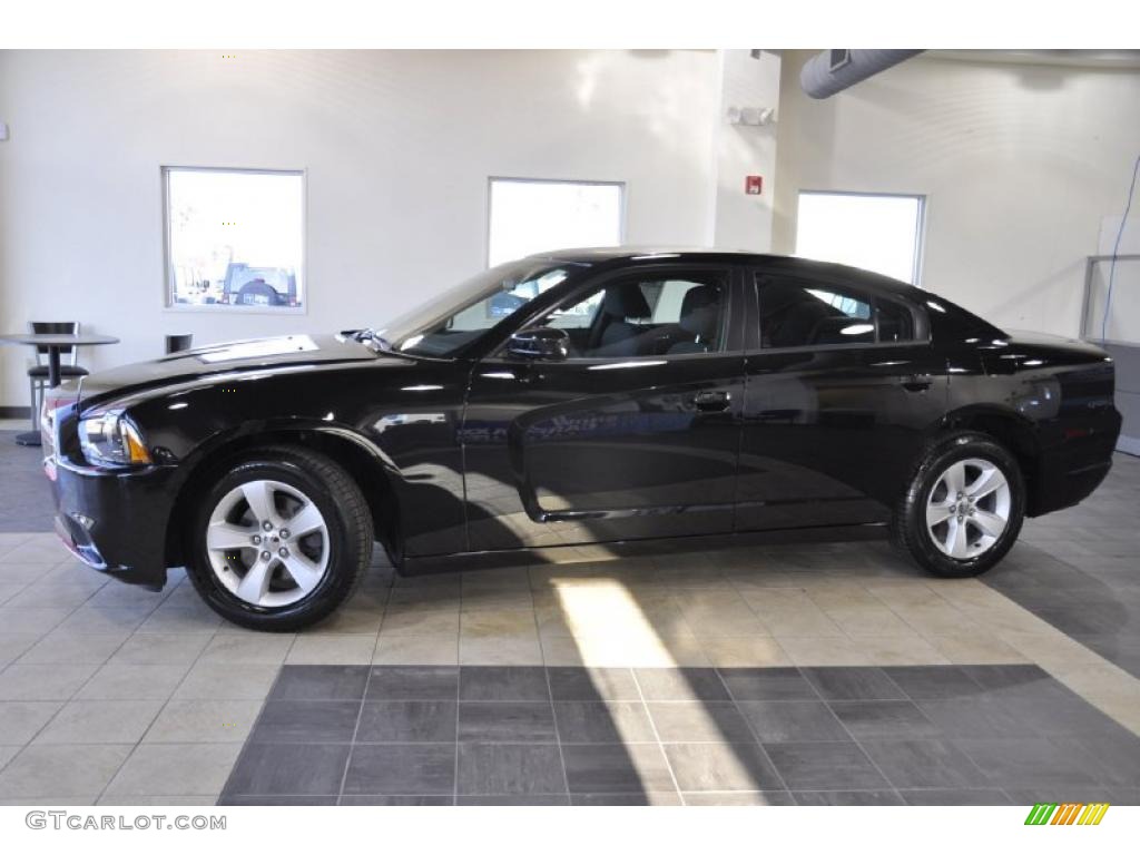 Brilliant Black Crystal Pearl 2011 Dodge Charger SE Exterior Photo #45643898