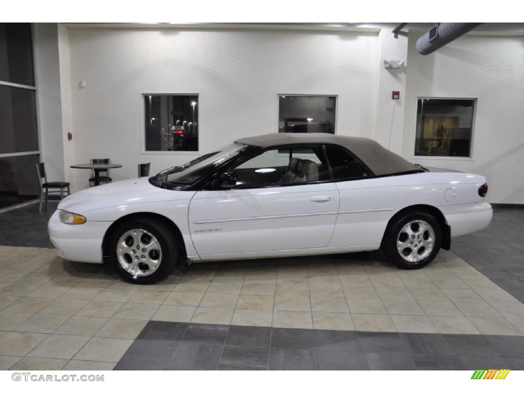 2000 Sebring JXi Convertible - Bright White / Camel photo #1