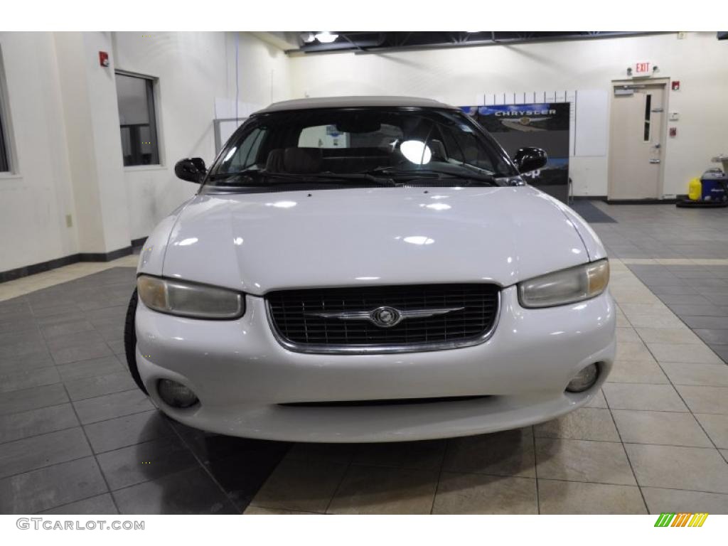 2000 Sebring JXi Convertible - Bright White / Camel photo #3
