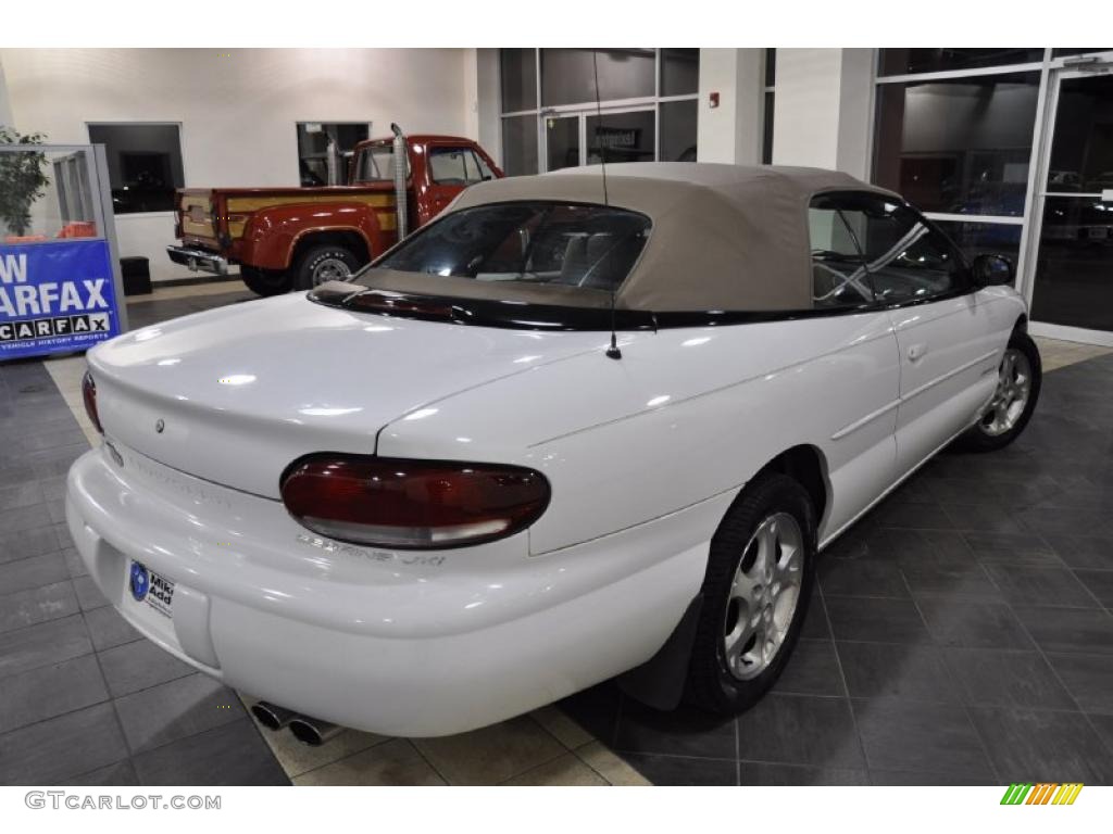 2000 Sebring JXi Convertible - Bright White / Camel photo #5