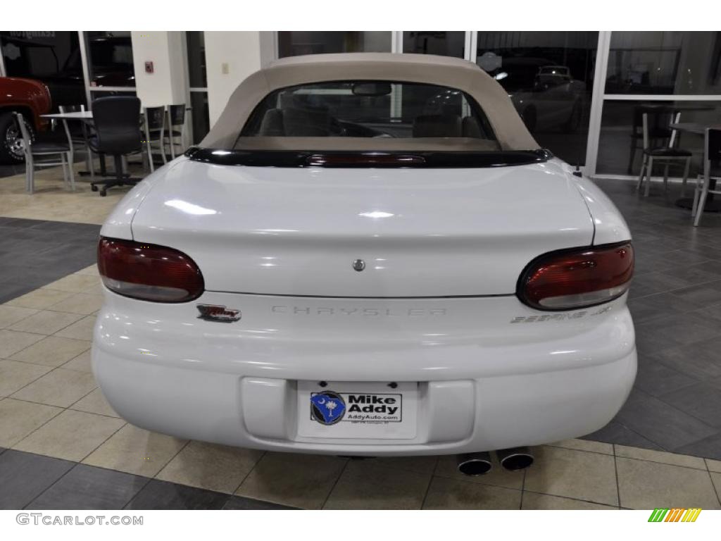 2000 Sebring JXi Convertible - Bright White / Camel photo #6