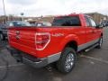 2011 Race Red Ford F150 XLT SuperCab 4x4  photo #2