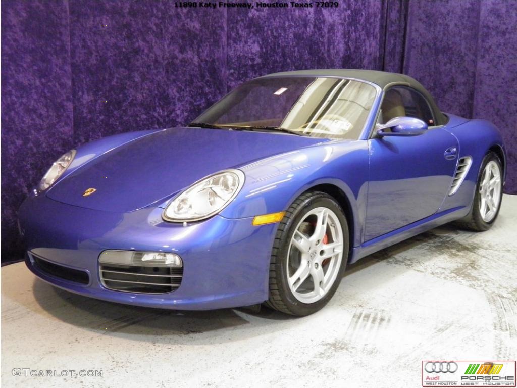 2007 Boxster S - Cobalt Blue Metallic / Sand Beige photo #2