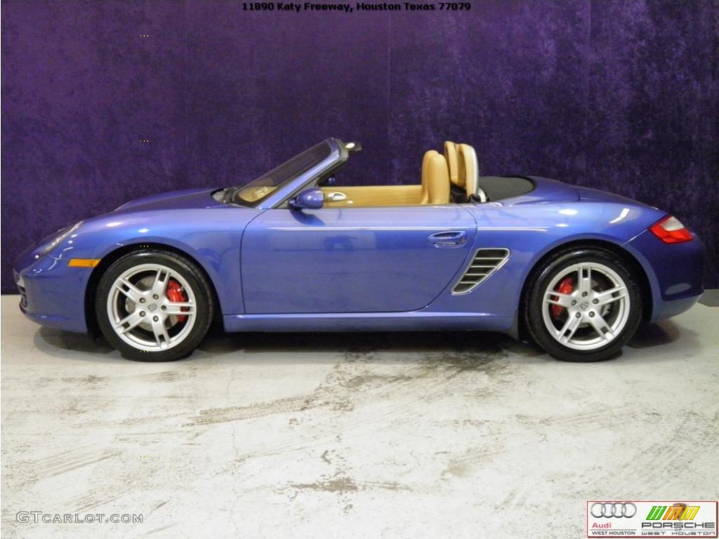 2007 Boxster S - Cobalt Blue Metallic / Sand Beige photo #3