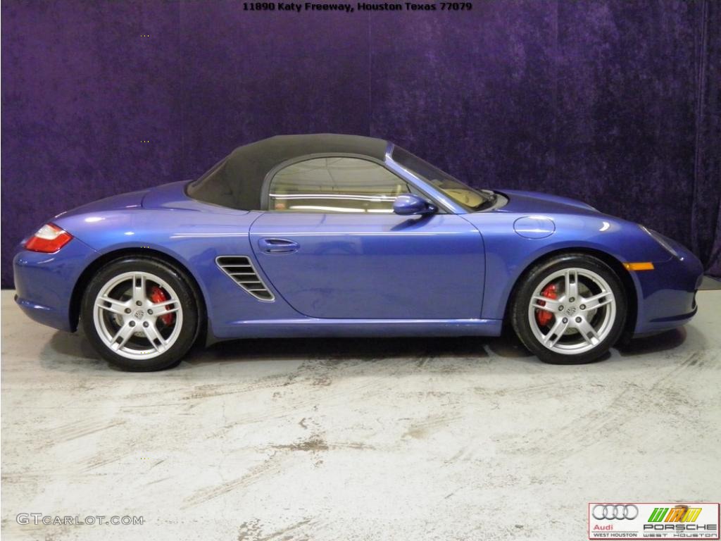 2007 Boxster S - Cobalt Blue Metallic / Sand Beige photo #4