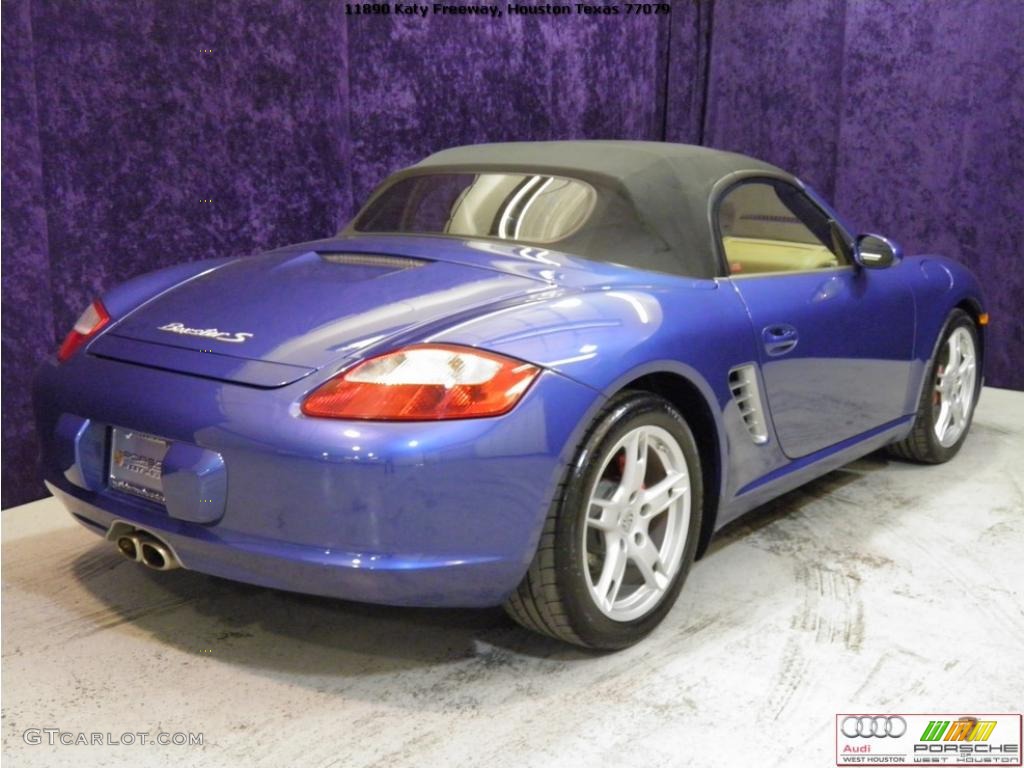 2007 Boxster S - Cobalt Blue Metallic / Sand Beige photo #16