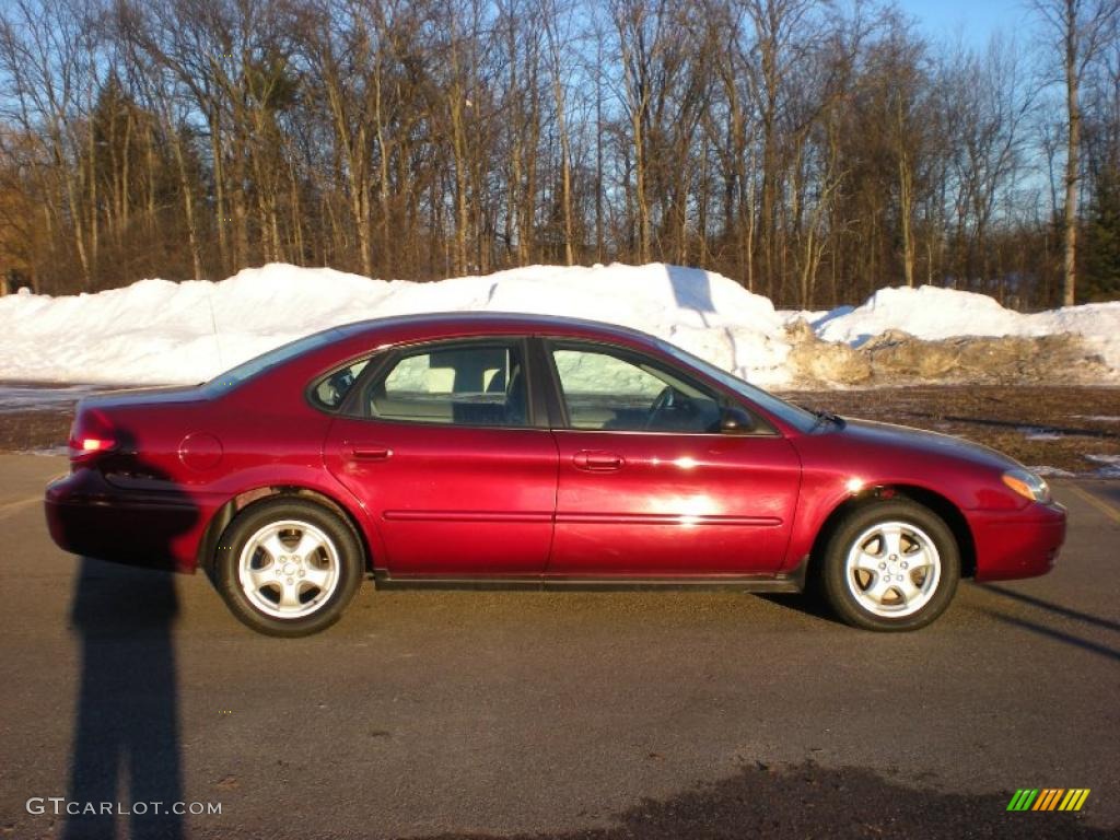 2006 Taurus SE - Merlot Metallic / Medium/Dark Flint Grey photo #15