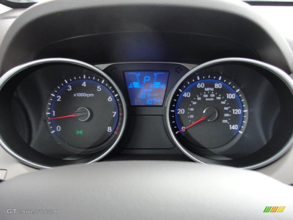 2011 Hyundai Tucson GLS Gauges Photo #45650673