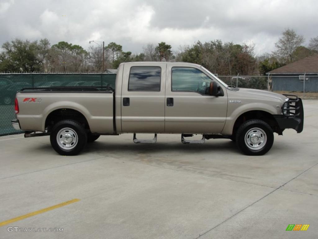 Arizona Beige Metallic 2005 Ford F250 Super Duty FX4 Crew Cab 4x4 Exterior Photo #45651973