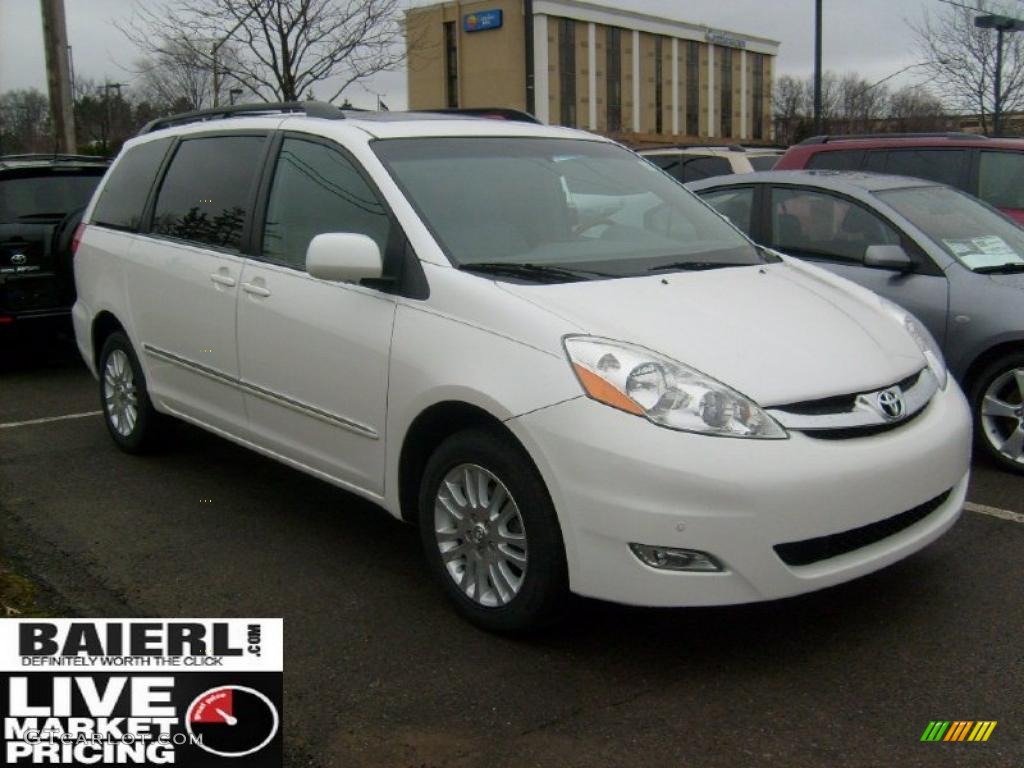 2007 Sienna XLE Limited AWD - Natural White / Stone photo #1