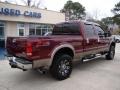 2006 Dark Toreador Red Metallic Ford F250 Super Duty Lariat FX4 Off Road Crew Cab 4x4  photo #8