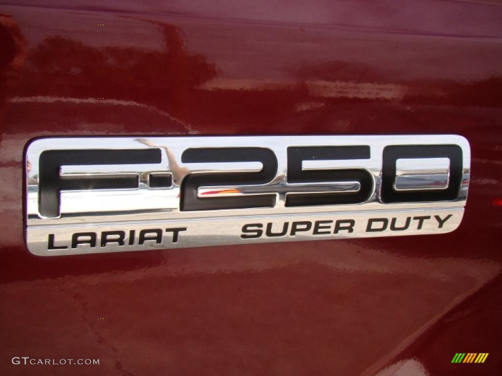 2006 F250 Super Duty Lariat FX4 Off Road Crew Cab 4x4 - Dark Toreador Red Metallic / Tan photo #40
