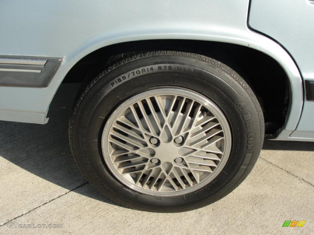 1989 Reliant K LE America - Light Blue Metallic / Blue photo #13