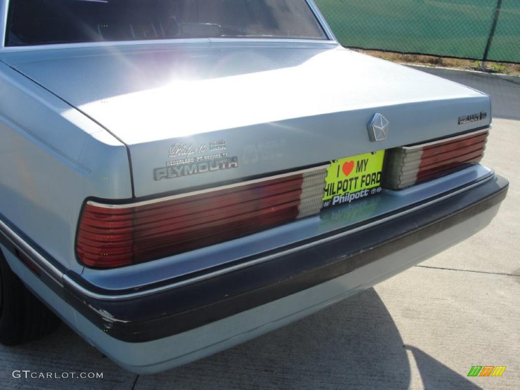 1989 Reliant K LE America - Light Blue Metallic / Blue photo #19