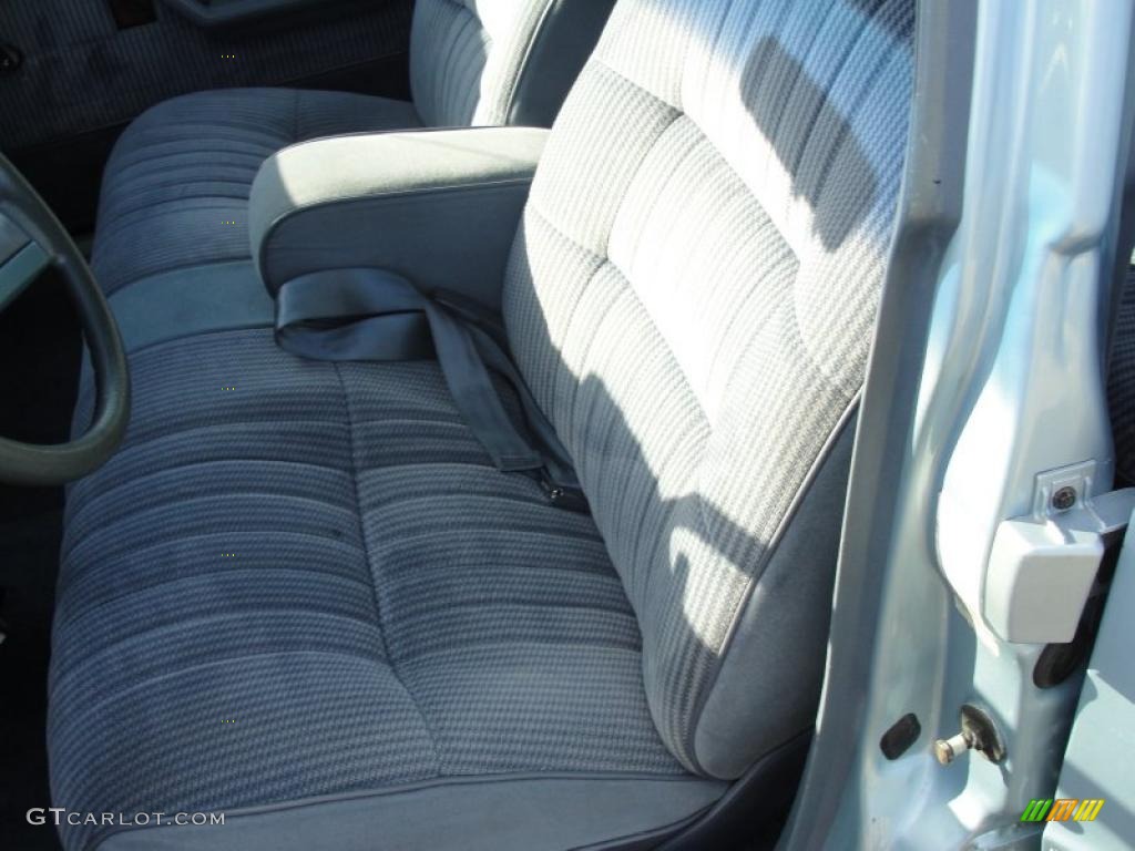 1989 Plymouth Reliant K LE America Interior Color Photos
