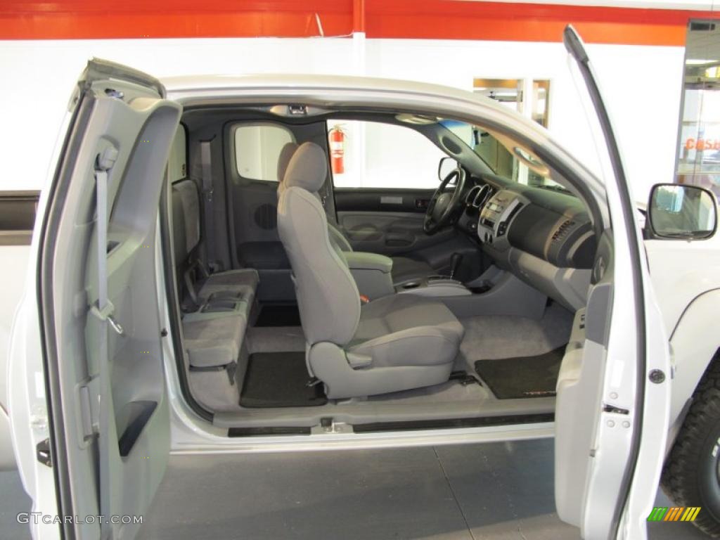 Graphite Gray Interior 2005 Toyota Tacoma PreRunner TRD Access Cab Photo #45656433
