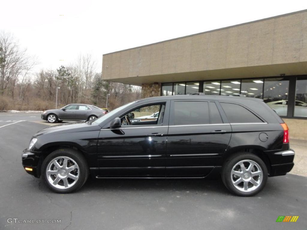 Brilliant Black Crystal Pearlcoat 2008 Chrysler Pacifica Limited Exterior Photo #45658133