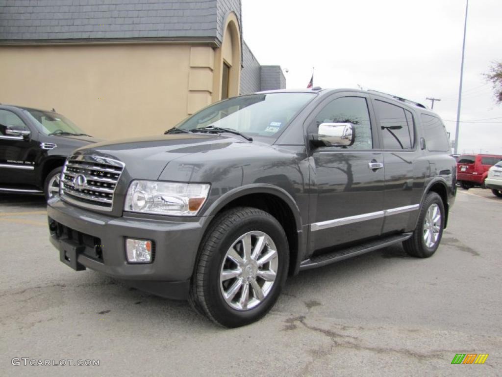 2010 QX 56 4WD - Silver Graphite / Graphite photo #3