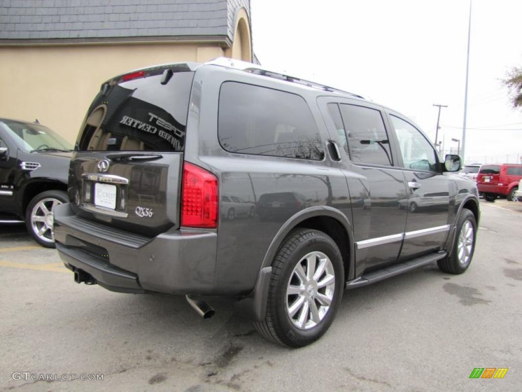 2010 QX 56 4WD - Silver Graphite / Graphite photo #6