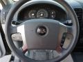 2004 Kia Sorento Gray Interior Steering Wheel Photo