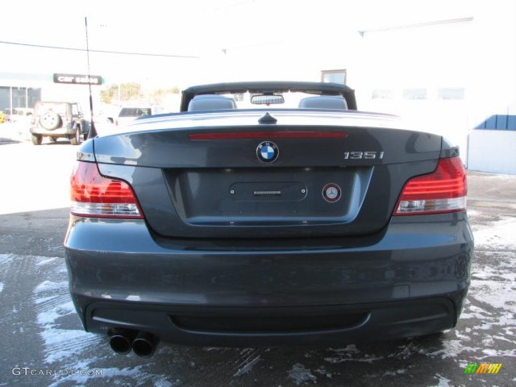 2008 1 Series 135i Convertible - Sparkling Graphite Metallic / Grey photo #4