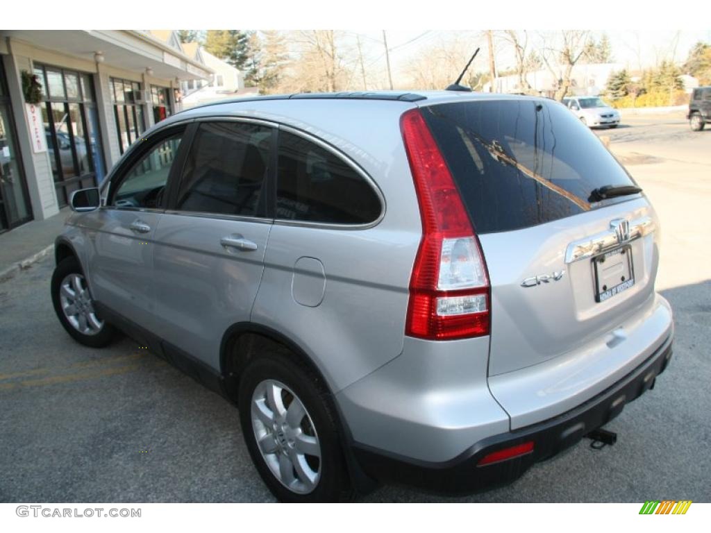 2009 CR-V EX-L 4WD - Alabaster Silver Metallic / Black photo #9