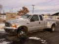 2000 Silver Metallic Ford F350 Super Duty XLT Extended Cab 4x4 Dually  photo #1