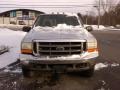 2000 Silver Metallic Ford F350 Super Duty XLT Extended Cab 4x4 Dually  photo #2