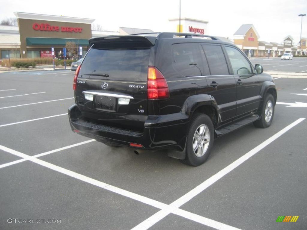 2005 GX 470 - Black Onyx / Dark Gray photo #3