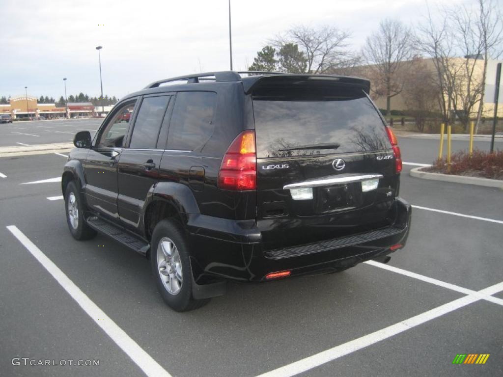 2005 GX 470 - Black Onyx / Dark Gray photo #4