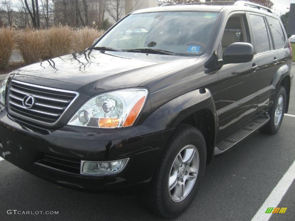2005 GX 470 - Black Onyx / Dark Gray photo #5