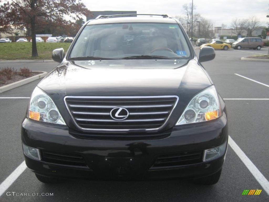 2005 GX 470 - Black Onyx / Dark Gray photo #6