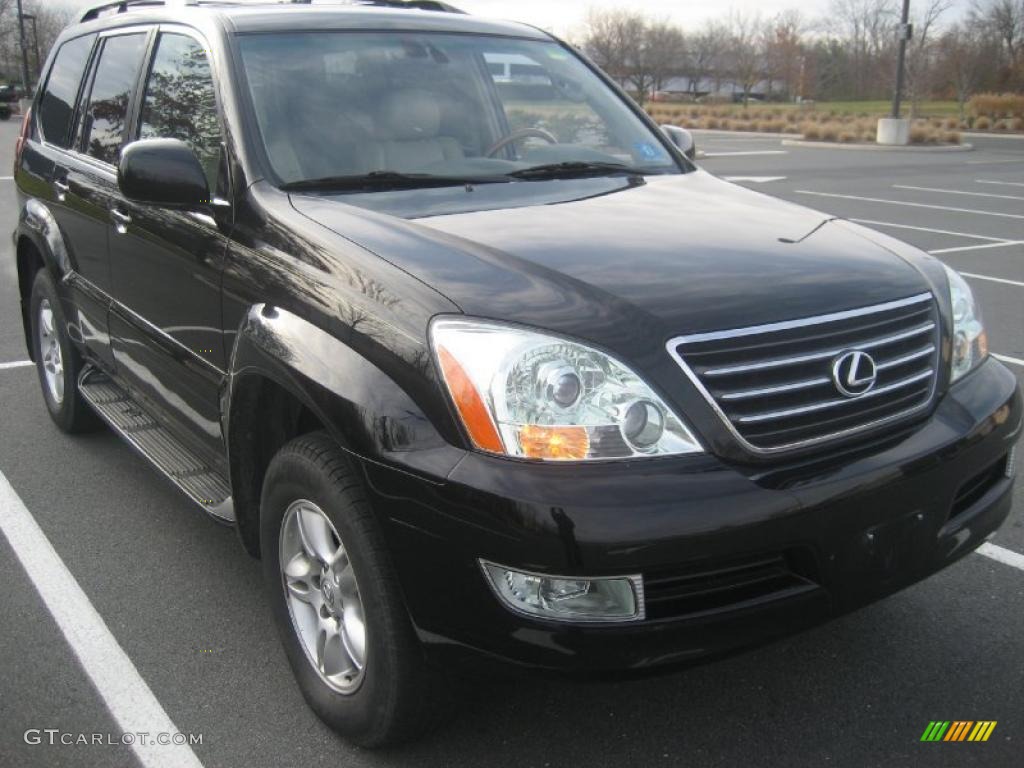 2005 GX 470 - Black Onyx / Dark Gray photo #7