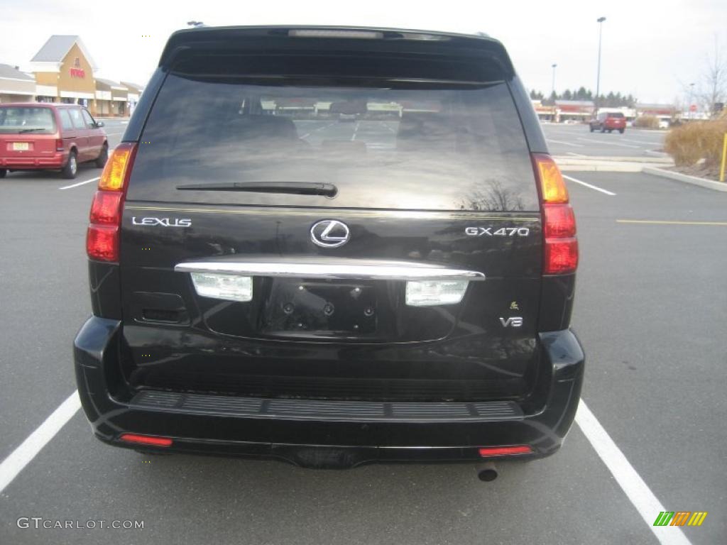 2005 GX 470 - Black Onyx / Dark Gray photo #10