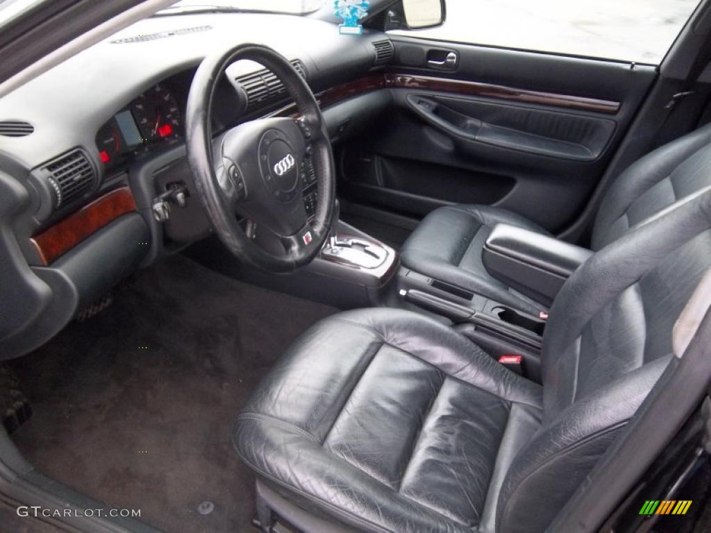Onyx Interior 2001 Audi A4 2.8 quattro Sedan Photo #45661981