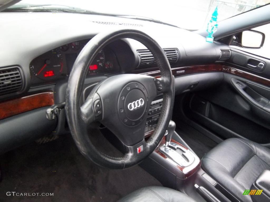 Onyx Interior 2001 Audi A4 2.8 quattro Sedan Photo #45662225