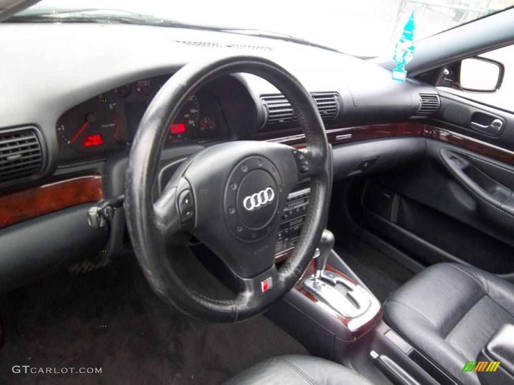 Onyx Interior 2001 Audi A4 2.8 quattro Sedan Photo #45662225 | GTCarLot.com