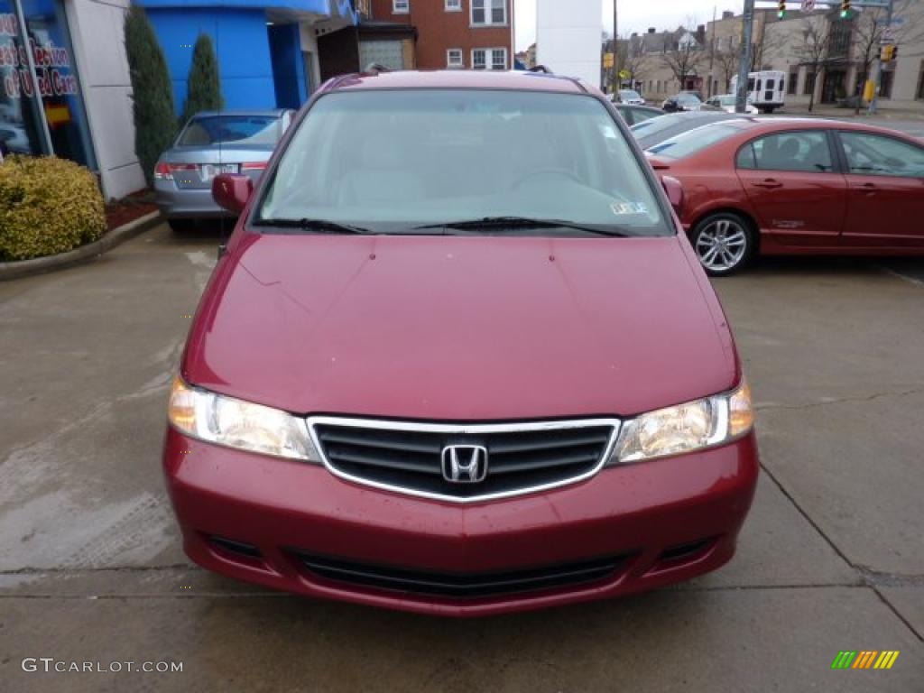 Red Rock Pearl 2002 Honda Odyssey EX-L Exterior Photo #45662335