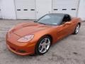 Atomic Orange Metallic 2008 Chevrolet Corvette Coupe Exterior