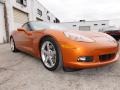 Atomic Orange Metallic 2008 Chevrolet Corvette Coupe Exterior