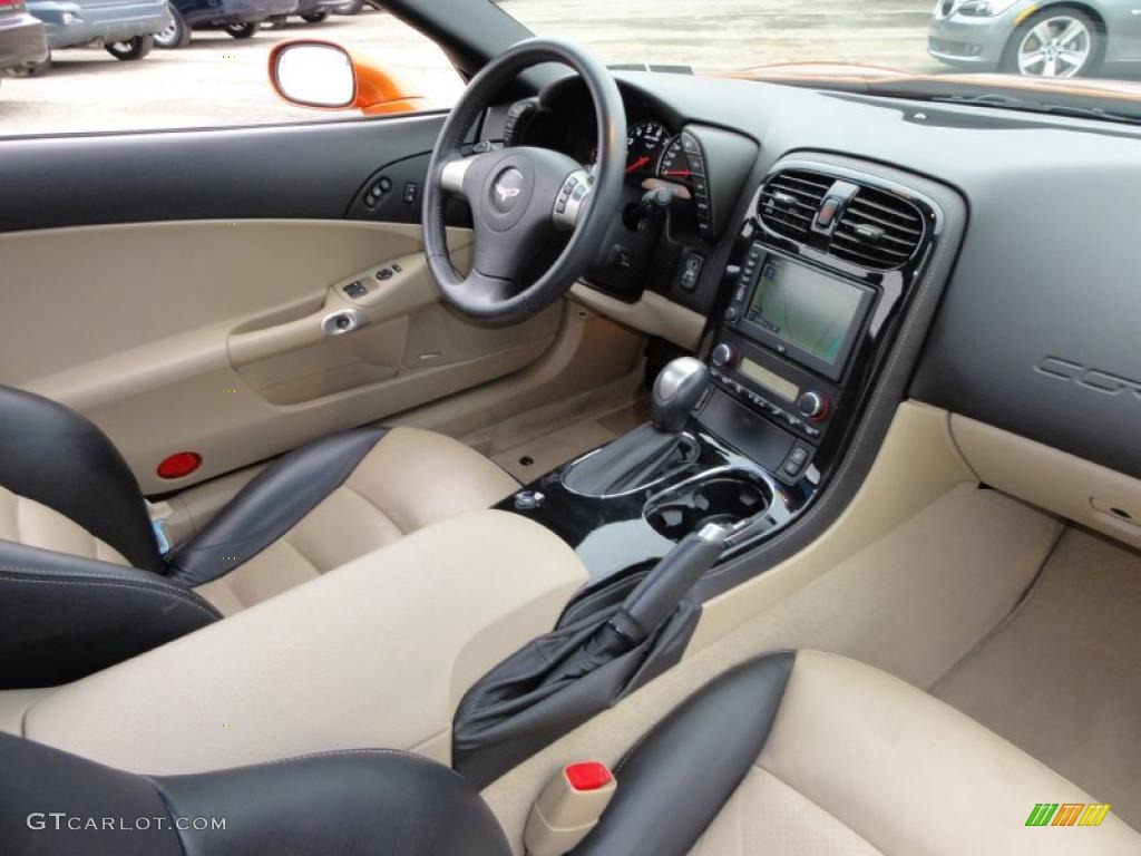 2008 Chevrolet Corvette Coupe Cashmere Dashboard Photo #45662581