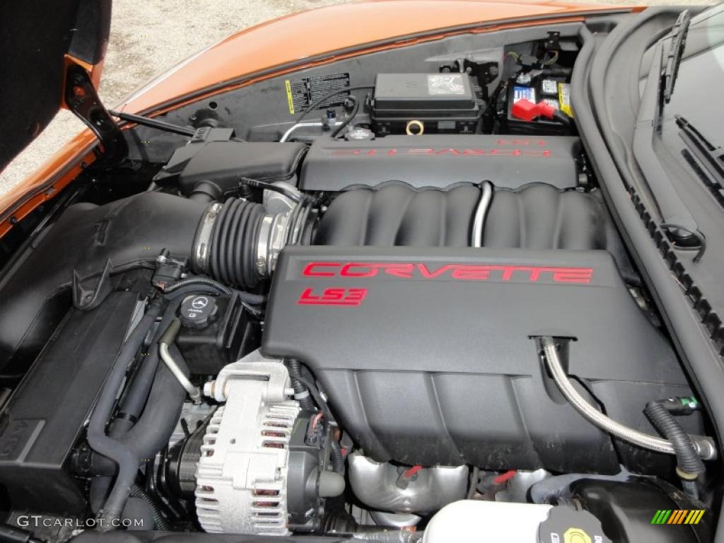 2008 Chevrolet Corvette Coupe 6.2 Liter OHV 16-Valve LS3 V8 Engine Photo #45662829