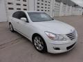 2009 White Satin Pearl Hyundai Genesis 4.6 Sedan  photo #4