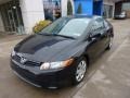 Nighthawk Black Pearl - Civic LX Coupe Photo No. 11