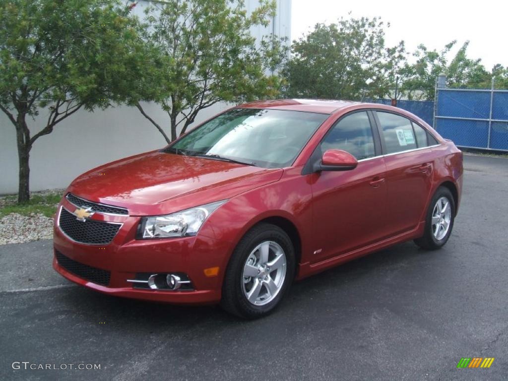 Crystal Red Metallic Tintcoat 2011 Chevrolet Cruze LT/RS Exterior Photo #45663449