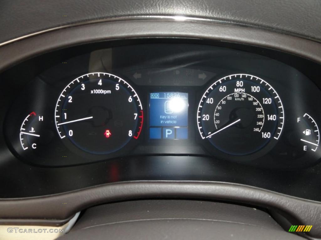 2009 Hyundai Genesis 4.6 Sedan Gauges Photo #45664144