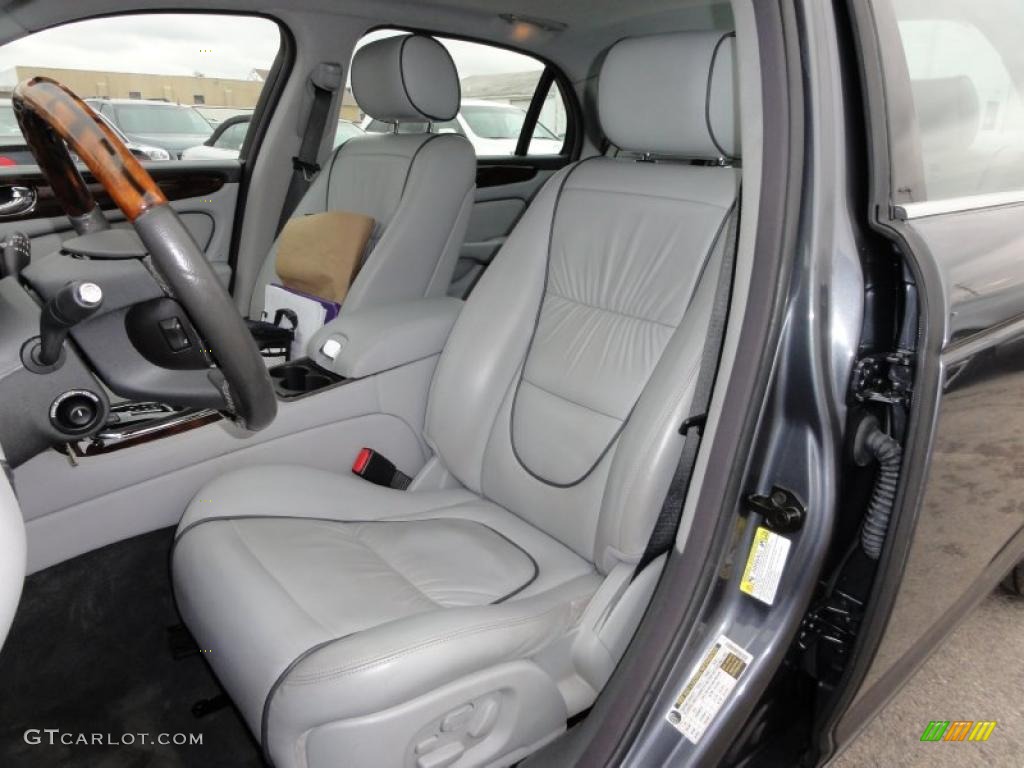 Charcoal Interior 2007 Jaguar XJ XJ8 L Photo #45664278