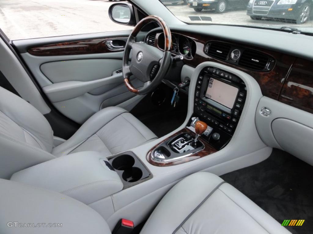 2007 Jaguar XJ XJ8 L Charcoal Dashboard Photo #45664302